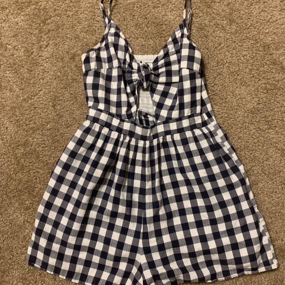 Gingham romper